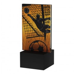 trofeo portiere calcio in vetro
