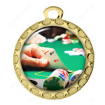 medaglia carte poker